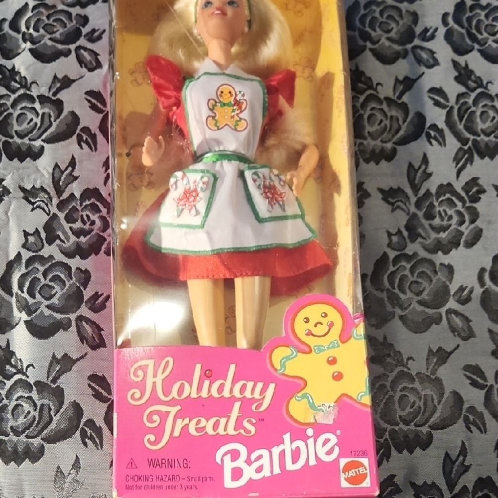 Barbie Holiday Treats Doll with Red and White Outfit
